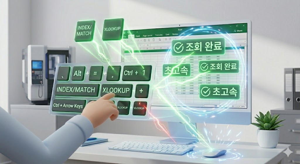 엑셀 데이터 검색 VLOOKUP 함수보다 빠르다! 실무 엑셀 필수 데이터 검색 기술 TOP 3